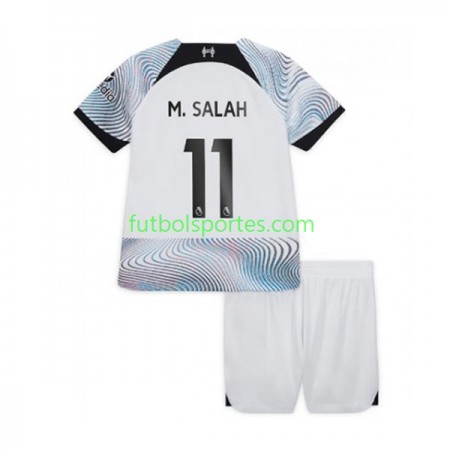 Camiseta Liverpool M.Salah 11 Niño Segunda Equipación 2022/2023